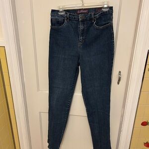 Gloria Vanderbilt Dark Blue High Rise Jeans